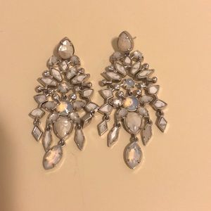 Kendra Scott silver chandelier earrings
